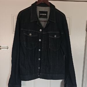 Express Dark Denim Jacket for Men
